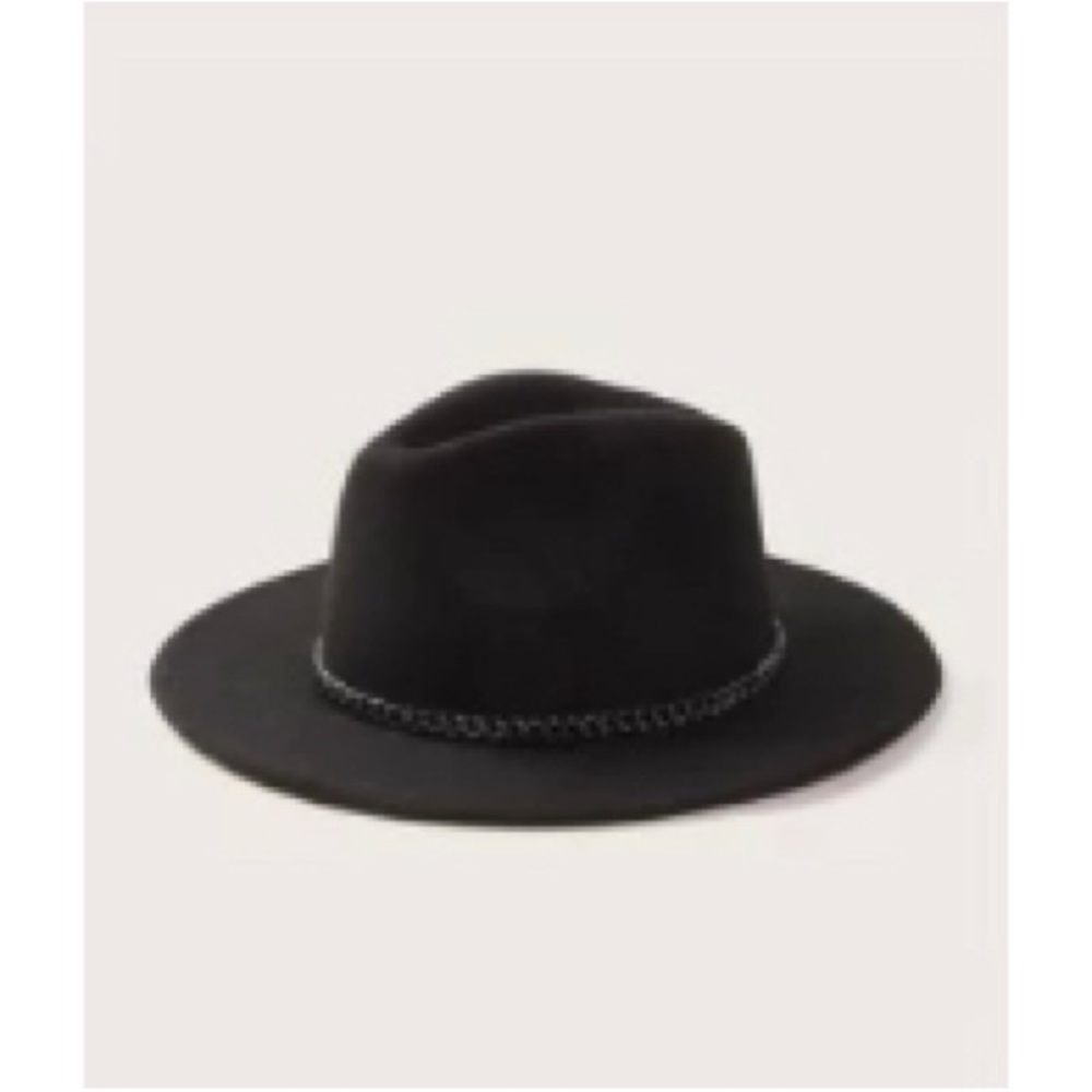 Chain belt decor floppy hat
